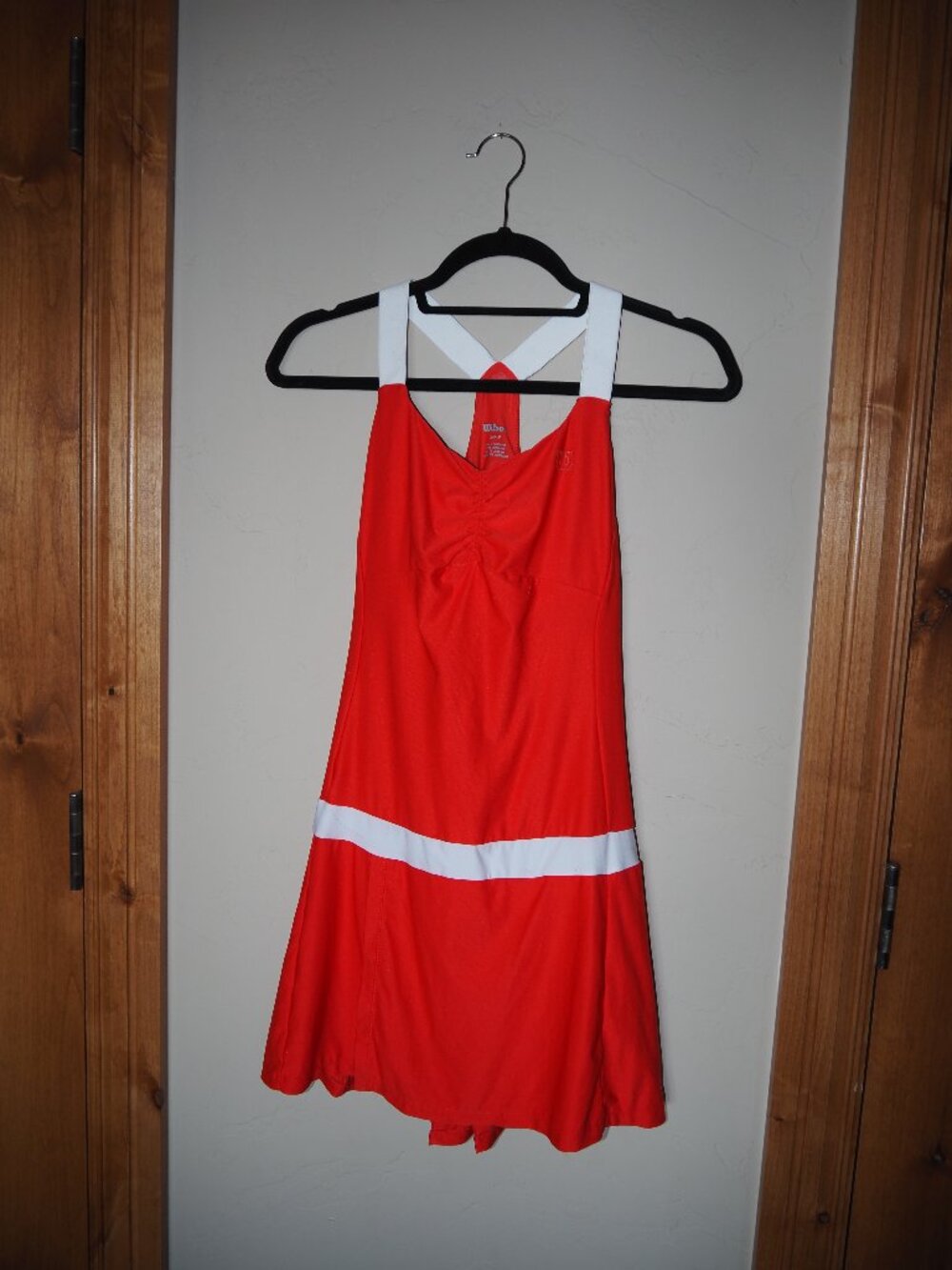 Vintage Wilson Red & White Tennis Dress Size Small